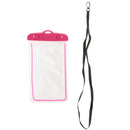 Universal Waterproof Phone Pouch Underwater Protective Dry Bag Rose Red