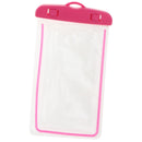 Universal Waterproof Phone Pouch Underwater Protective Dry Bag Rose Red