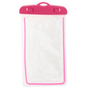 Universal Waterproof Phone Pouch Underwater Protective Dry Bag Rose Red