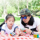 3X3X3 Magnetic Magic Cube Speed Cube Twist Puzzle Ultra-Smooth - App Remote Control Educational IQ Toy Gift for Kids Children