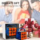3X3X3 Magnetic Magic Cube Speed Cube Twist Puzzle Ultra-Smooth - App Remote Control Educational IQ Toy Gift for Kids Children