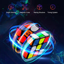 3X3X3 Magnetic Magic Cube Speed Cube Twist Puzzle Ultra-Smooth - App Remote Control Educational IQ Toy Gift for Kids Children