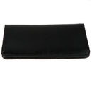 Premium Leather Zipper Wallet Multi-Functional Handbag Black