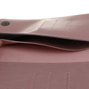 Premium Leather Zipper Wallet Multi-Functional Handbag Rose Gold