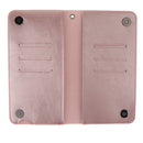 Premium Leather Zipper Wallet Multi-Functional Handbag Rose Gold