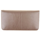 Premium Leather Zipper Wallet Multi-Functional Handbag Champagne