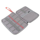 Travel Storage Bag Electronics USB Charger Case Data Cable Organizer Pink