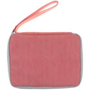 Travel Storage Bag Electronics USB Charger Case Data Cable Organizer Pink