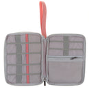 Travel Storage Bag Electronics USB Charger Case Data Cable Organizer Pink