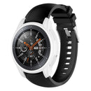 Protective Silicone Case Holder For Samsung Galaxy Gear S3 Frontier /46mm White