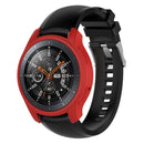 Protective Silicone Case Holder For Samsung Galaxy Gear S3 Frontier /46mm Red