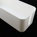 Portable Cable Storage Box Wire Socket Management White