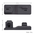 3 In 1 Silicone Charger Stand Charging Dock For Apple Watch