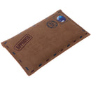 PU Leather Wallet Style Sleeve Case Cover For Smart Phones Brown 5.5inch