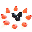 1Pair Silicone Ear Pad Cover Earphone Earbud Anti-slip For Jabra Red