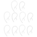 10 Pieces Replacement Earhook Ear Hook Loop Earloop Clip For Headset Clear