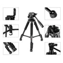 360 Degree Complete Tripod for Phone DSLR Camera Camcorder DV Recorder with 4 Section Column Leg 1470mm Max Height 2KG Load Capacity