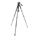 360 Degree Complete Tripod for Phone DSLR Camera Camcorder DV Recorder with 4 Section Column Leg 1470mm Max Height 2KG Load Capacity