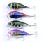 ZANLURE 4PCS 5.5CM 9G Fishing Lures Bass Crankbaits Fishing Bait Hook Lifelike 3D Eyes Lure