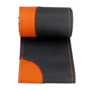 38cm Universal DIY Microfiber Leather Car Steering Wheel Covers Non Slip With Needles and Thread