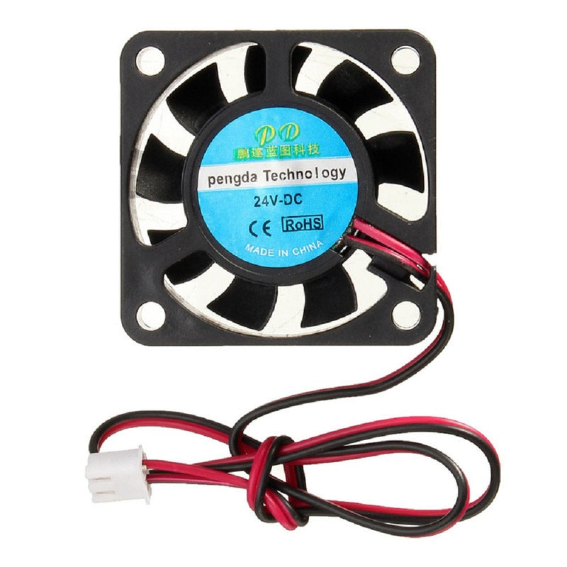 24V 4010 Hot End Blower Fan with M5 Screw and nut 8x25 Blue Spring PTFE Tube 1m DIY Kit for 3D Printer