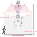 AC100V-240V60W E27 Microwave Radar Sensor Light Control LED Lamp Base Holder Bulb Adapter