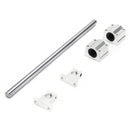 Machifit 16mm x 1000mm Linear Rail Shaft With Bearing Block and Guide Support For CNC Parts