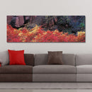 DYC 10419 Single Spray Oil Paintings Photography Maple Leaf Landscape Painting WallArt For Home Decoration