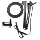 5X Magnifier Magnifying Glass LED Large Lens Lighted Lamp Top Desk with Clamp