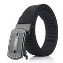 TUSHI 125cm x 3.4cm Punch Free Automatic Quick Release Buckle Tactical Belt Casual Belts