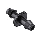 50Pcs 1/4 Inch Irrigation Connector Straight Barbed Double Way Joint Drip Irrigation 4/7 Hose Connector Hose Barb