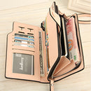 New Fashion Baellerry Women High Quality PU Leather Long Wallet Handbag Card Holder Coin Purse