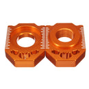 Pair CNC Rear Axle Spindle Chain Adjuster Blocks For KTM SX EXC XCW 125-530 20mm