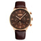 SKMEI 9117 Business Style Waterproof Men Wrist Watch Leather Strap Quartz Watches