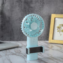 Portable Mini Handheld Desktop Table USB Fan 3 Modes Air Cooling Fan With Phone Holder