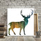 Miico Hand Painted Oil Paintings Simple Style-D Side Face Deer Wall Art For Home Decoration Paintings