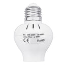 AC100V-240V60W E27 Microwave Radar Sensor Light Control LED Lamp Base Holder Bulb Adapter
