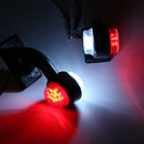 2pcs 5W 10-30V LED Side Maker Light Stalk Indicator Lamp for Truck Trailer Lorry Van