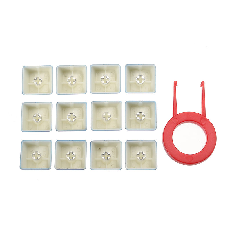 12Keys PBT Backlit KeyCap + Puller for Cherry MX Switch Keyboard