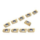 Drillpro 10pcs APMT1604PDER-PM-GP Carbide Insert Face Mill Cutter Turning Tool Finish Machining Carbide Turning Tools