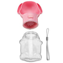 500ml Portable Pet Travel Water Bottle Dispenser Feeder Cat Dog Drinking Bowl