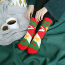 Kinbor DTB6578 Christmas Stationery Gift Box Set Cute B7 Notebook + Socks + Gel Pen Gifts for Family Friends