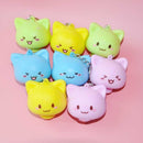 10PCS Simulation Bread Mushroom Cute Face Keychain Squishy Crafts Creative Decoration