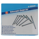 6Pcs Set 5/16- 6inch Precision Telescopic Gage Micrometer Bore Measurement Ruler Tool