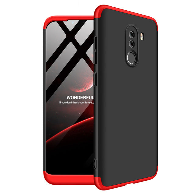 Bakeey Hard PC Protective Case+Tempered Glass+Lens Protector For Xiaomi Pocophone F1