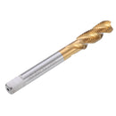 Drillpro M8/M10/M12 HSS Titanium Coated Screw Tap Thread Metric Spiral Flute Machine Hand Tap