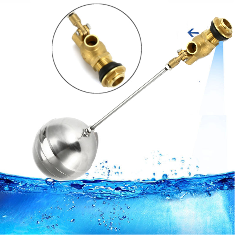 1 Inch Float Valve Brass Valve Stainless Steel Water Trough Automatic Cattle Bowl Tank