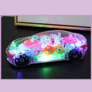 Light & Music Car Toy Smilvy Transparent Mechanical Toys Car with 360 Rotation&Dynamic Music for Boys Christmas Toy