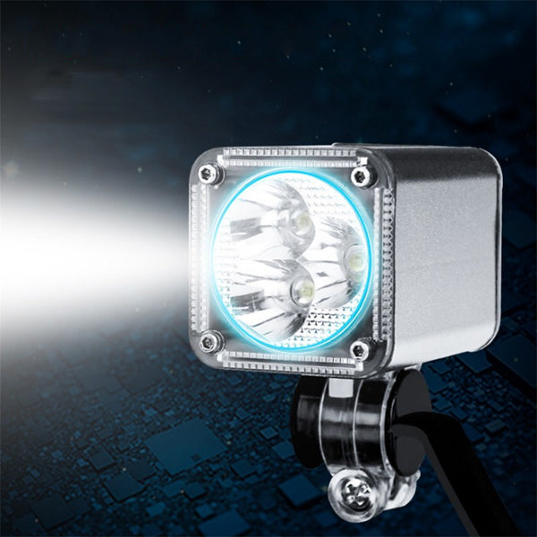 Intelligent LED Headlights bluetooth Speaker Audio Voice Navigation Waterproof For Motorcycle  lectric Bike