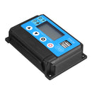 Excellway 10/20/30/40/50A 12V 24V Auto Solar Panel Solar Charge Controller Battery Charge Adapter LCD USB